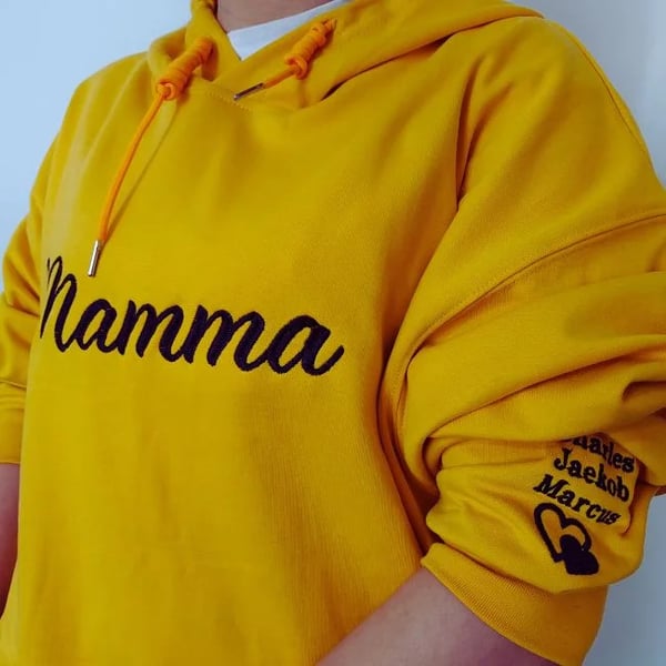 Moletom Personalizado "Mamma" com Nomes dos Filhos | Presente Perfeito para Mães