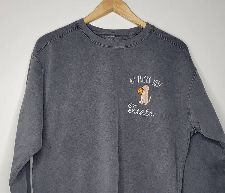 Camiseta Halloween Personalizado | Com a Foto do seu Animal de Estimação Bordado