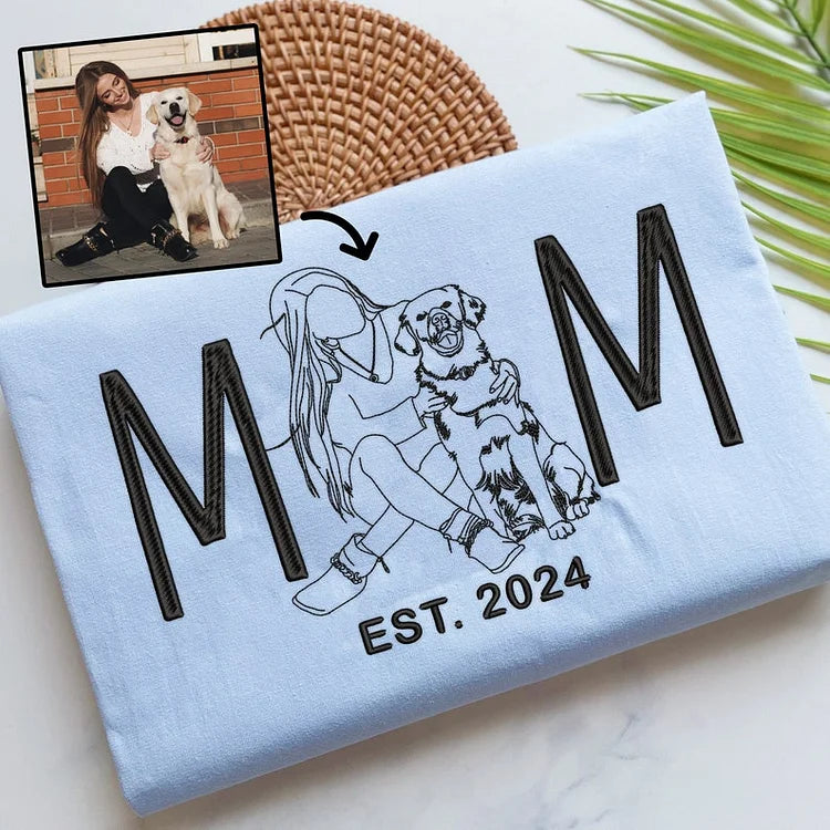 Camiseta Estampa personalizada | Com a foto do seu Dog e Familía