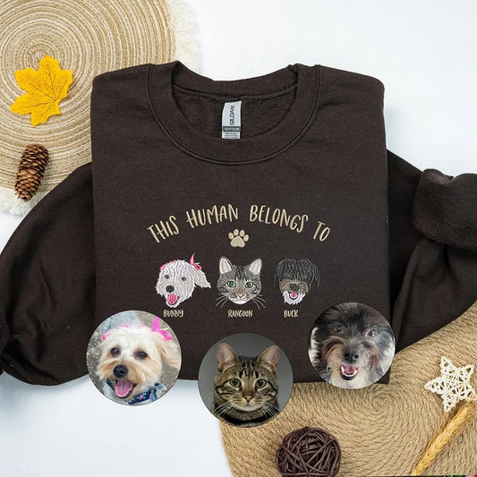 Moletom Divertido com Ilustração Personalizado | Do Seu Gato e Nome