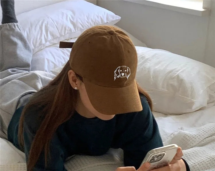 Boné Personalizado Pet Com Estilo | Com a  Foto do Seu Pet