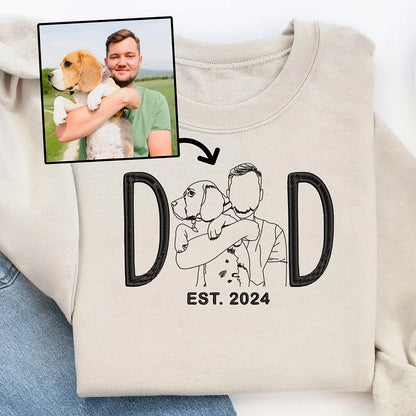 Camiseta Estampa personalizada | Com a foto do seu Dog e Familía