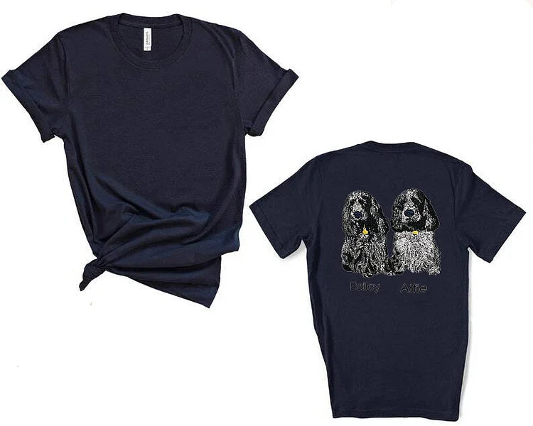 Camiseta e Moletom Personalizado com Foto e Nome | Bordado com seu Animal de Estimação