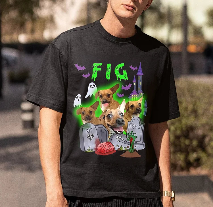 Camiseta e Moletom FIG Edição Halloween | Seu Doguinho no Mundo Assombrado
