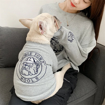 Moletom Com a Foto do Seu Animal de Estimação | Bordada Personalizada Para Você e Seu Pet