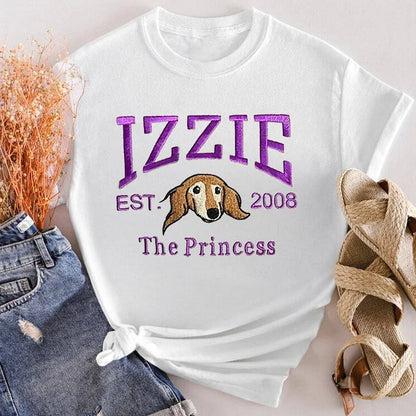 Camiseta e Moletom Personalizado com Bordado do Pet | A Realeza Tem Patas