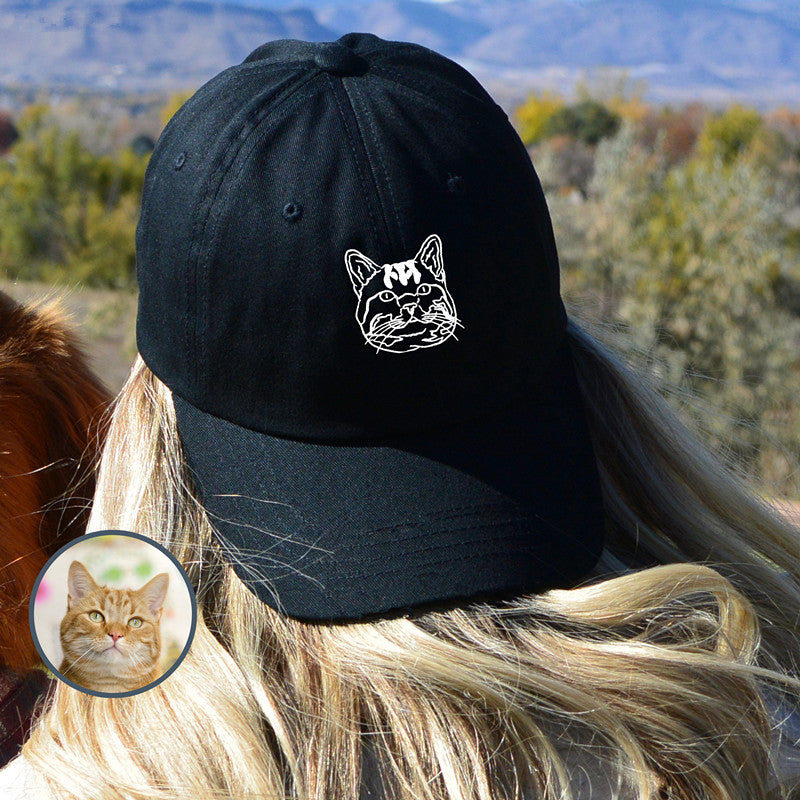 Boné Personalizado Pet Com Estilo | Com a  Foto do Seu Pet