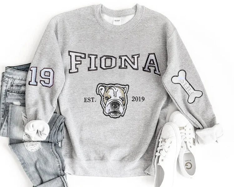 Moletom Unissex Verde Personalizado | Com Nome e Estampa de Cachorro