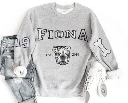 Moletom Unissex Verde Personalizado | Com Nome e Estampa de Cachorro