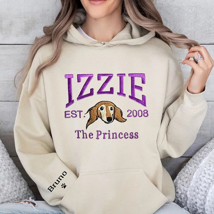 Camiseta e Moletom Personalizado com Bordado do Pet | A Realeza Tem Patas