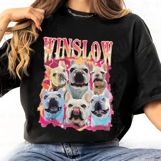Camiseta Vintage Pirata dos Anos 90 | Rap Personalizada para Cachorro de Estimação