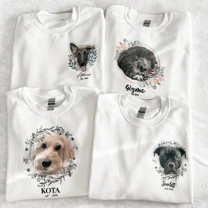 Camiseta e Moletom Com Estampa Personalizada |  Com o Rosto do Seu Animal de Estimação