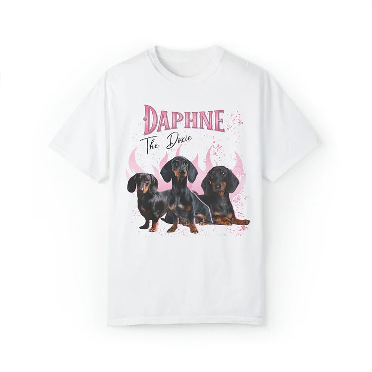 Camiseta Personalizada Retrô Vintage | Com a Foto do Seu Cachorro