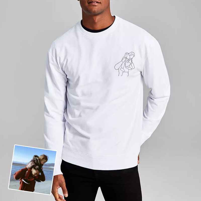 Casaco Personalizado com Fotos - Presente especial Dia dos Pais