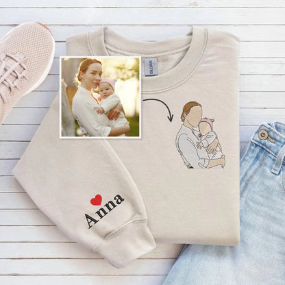 Moletom Bordado Personalizado para Mães de Primeira Viajem
