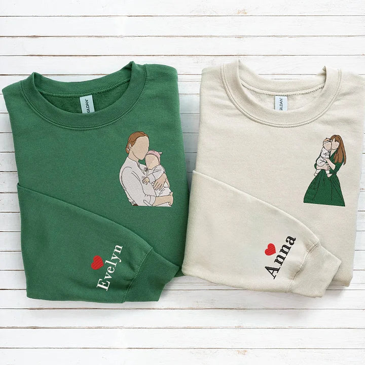 Moletom Bordado Personalizado para Mães de Primeira Viajem