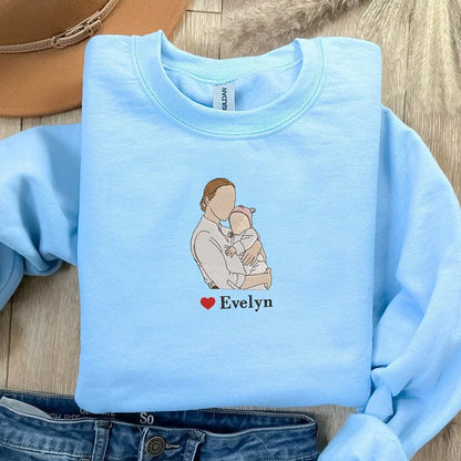 Moletom Bordado Personalizado para Mães de Primeira Viajem