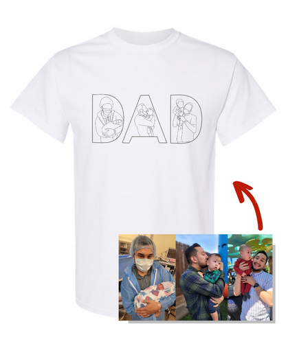 Casaco com foto bordada - Presentes para o papai