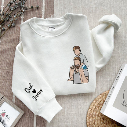 Casaco Personalizado com Retrato da Família