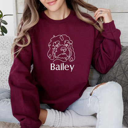 Suéter personalizado com desenho o para animais de estimação