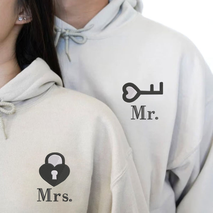 Camisa Personalizado com Fechadura e Chave para Casal