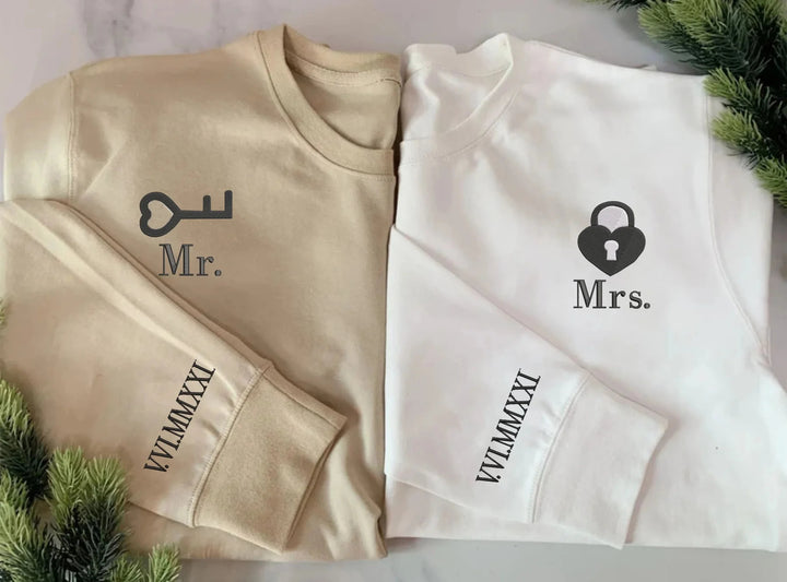 Camisa Personalizado com Fechadura e Chave para Casal