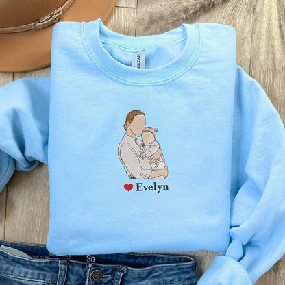 Suéter Personalizado com Foto em Desenho para Mães