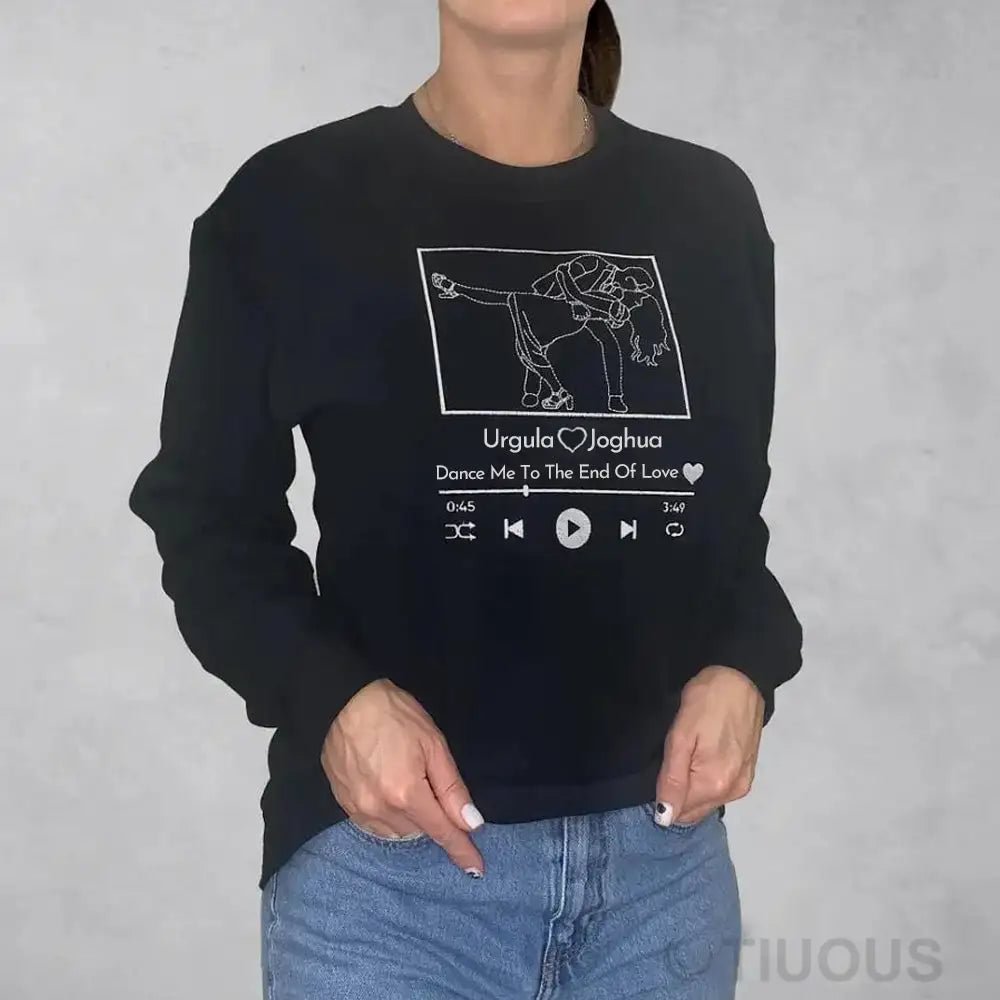 Casaco Personalizada com base em foto pessoal e música favorita