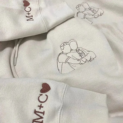 Arte Personalizada com o Desenho da Foto do Casal - Conexão Personalizada