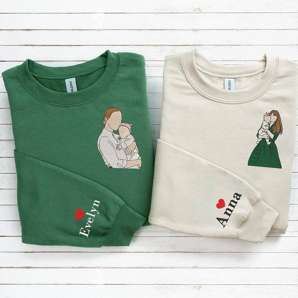 Suéter Personalizado com Foto em Desenho para Mães