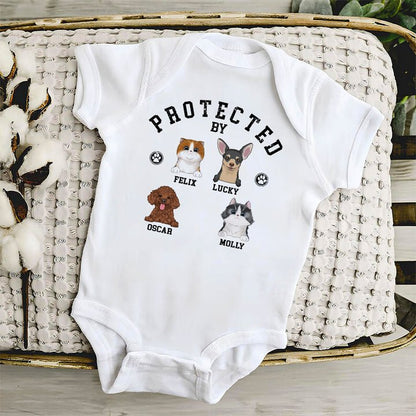 Body Infantil - Protegido pelo meu melhor amigo