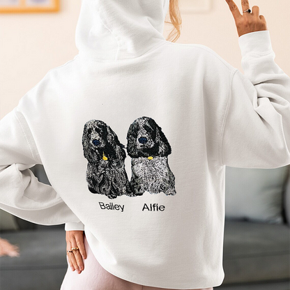 Camiseta e Moletom Personalizado com Foto e Nome | Bordado com seu Animal de Estimação