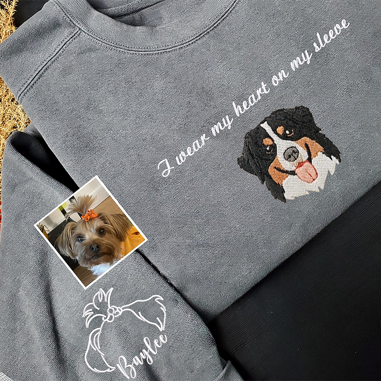 Moletom Personalizado com Rosto do Seu Pet | Leve seu Melhor Amigo Sempre com Você