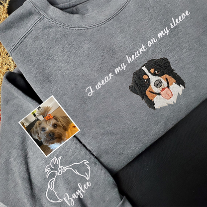 Moletom Personalizado com Rosto do Seu Pet | Leve seu Melhor Amigo Sempre com Você