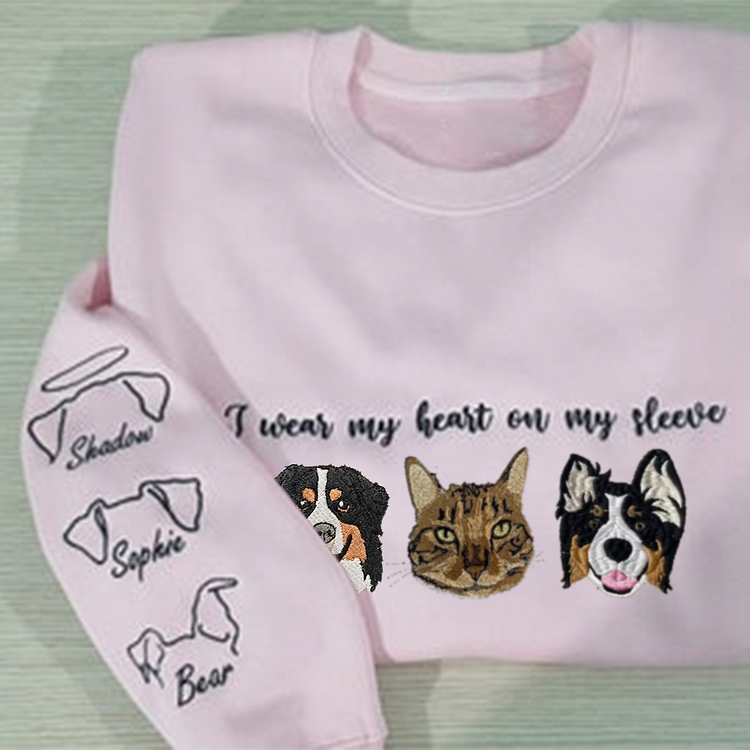 Moletom Personalizado com Rosto do Seu Pet | Leve seu Melhor Amigo Sempre com Você