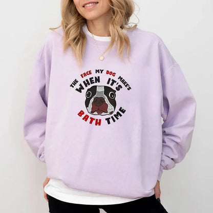 Camiseta Estampa Personalizada Com o Rosto do Seu Dog Bordado| Doguinhos com Personalidade