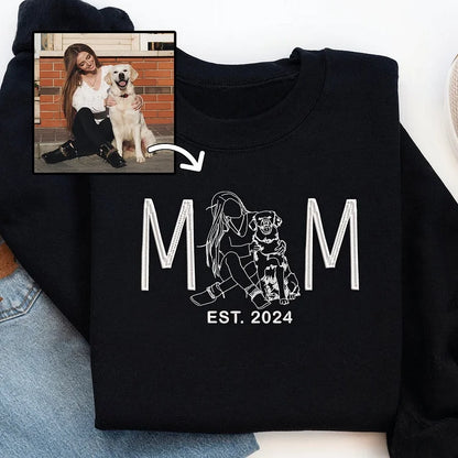 Camiseta Estampa personalizada | Com a foto do seu Dog e Familía