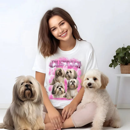 Camiseta Vintage Personalizada | Com a Foto do Seu Pet
