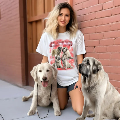 Camiseta Vintage Personalizada | Com a Foto do Seu Pet