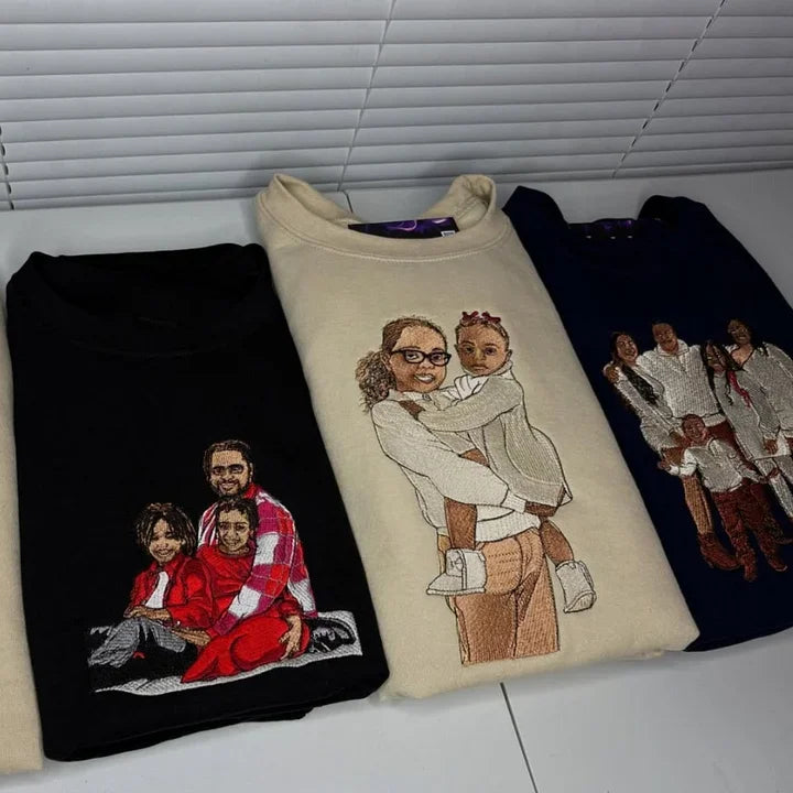Casaco Personalizado com Retrato da Família