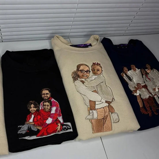 Casaco Personalizado com Retrato da Família