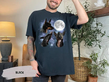 Camiseta Vintage Estampa Personalizada | Gráfica com Retrato do seu Animal de Estimação Personalizado