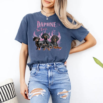 Camiseta Personalizada Retrô Vintage | Com a Foto do Seu Cachorro