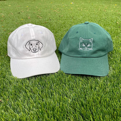 Boné Personalizado Pet Com Estilo | Com a  Foto do Seu Pet