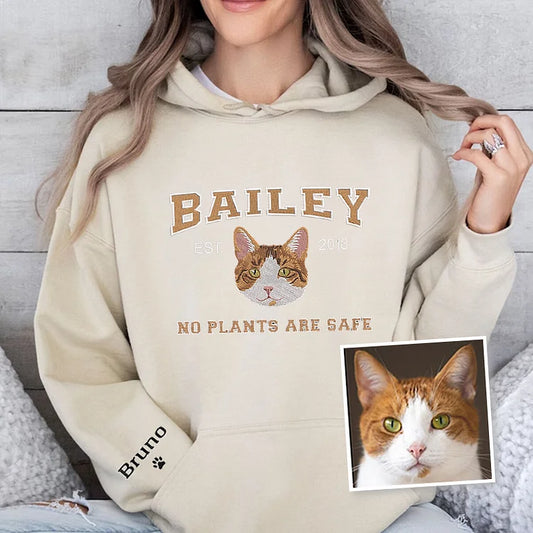Camiseta e Moletom Personalizado In My Dog Mom Era | Nome e Rosto do Pet Estilo College