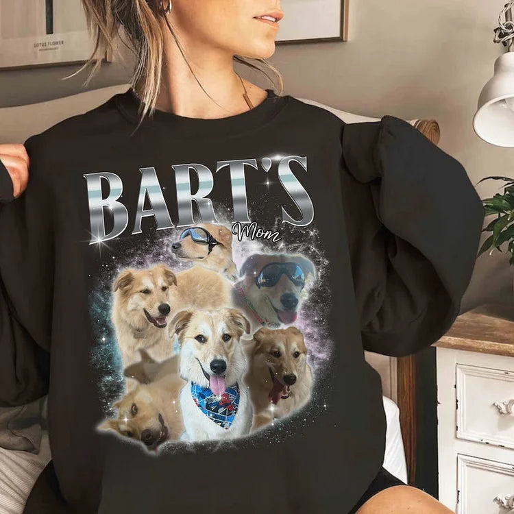 Camiseta Retrô Personalizada Estampa de Cães com Nome Maple | Estilo Vintage Canino