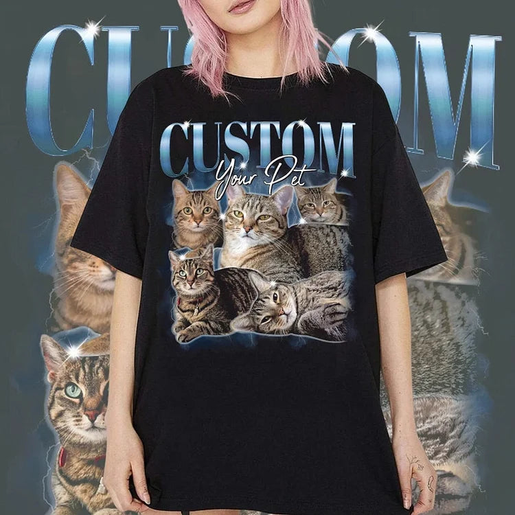 Camiseta Retrô Personalizada Estampa de Cães com Nome Maple | Estilo Vintage Canino
