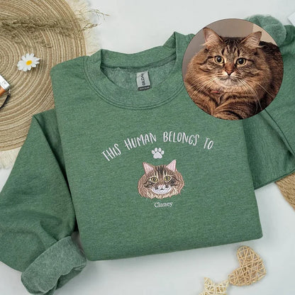 Moletom Divertido com Ilustração Personalizado | Do Seu Gato e Nome