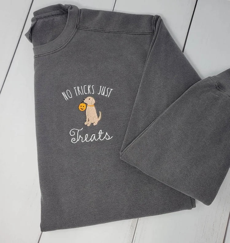 Camiseta Halloween Personalizado | Com a Foto do seu Animal de Estimação Bordado