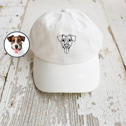 Boné Personalizado Pet Com Estilo | Com a  Foto do Seu Pet